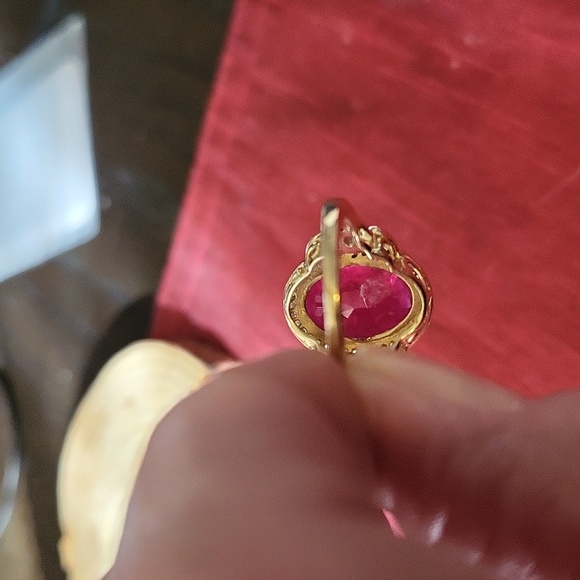Ruby Ring Size 8 - Picture 4 of 5